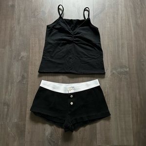 Black brandy sleep set